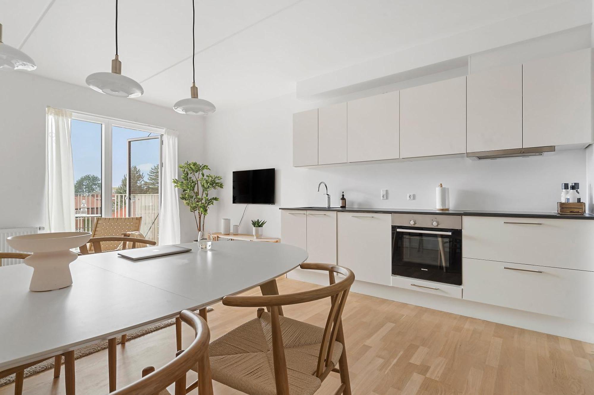 A Stylish Getaway In Modern Surroundings Apartment Arhus Bagian luar foto
