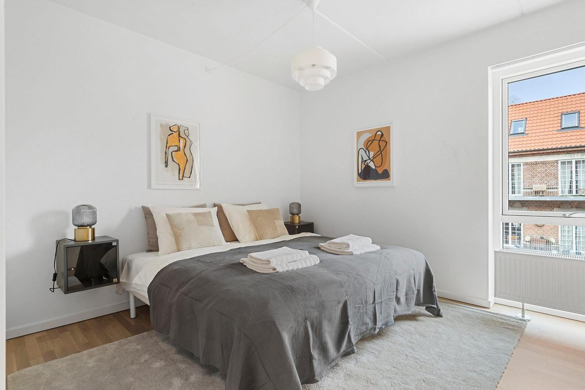 A Stylish Getaway In Modern Surroundings Apartment Arhus Bagian luar foto